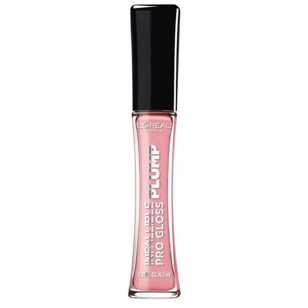💎 x2 L'Oreal Paris Infallible Pro Plump Lip Gloss in Flush & Mauve Glow New